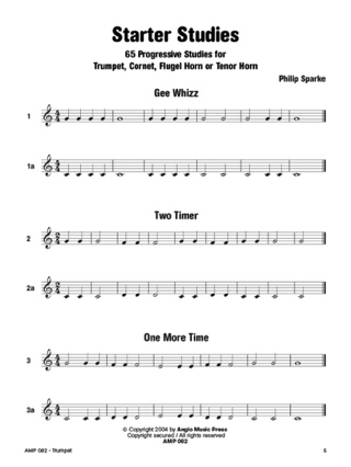Starter Studies - Philip Sparke - Partition - Trompette